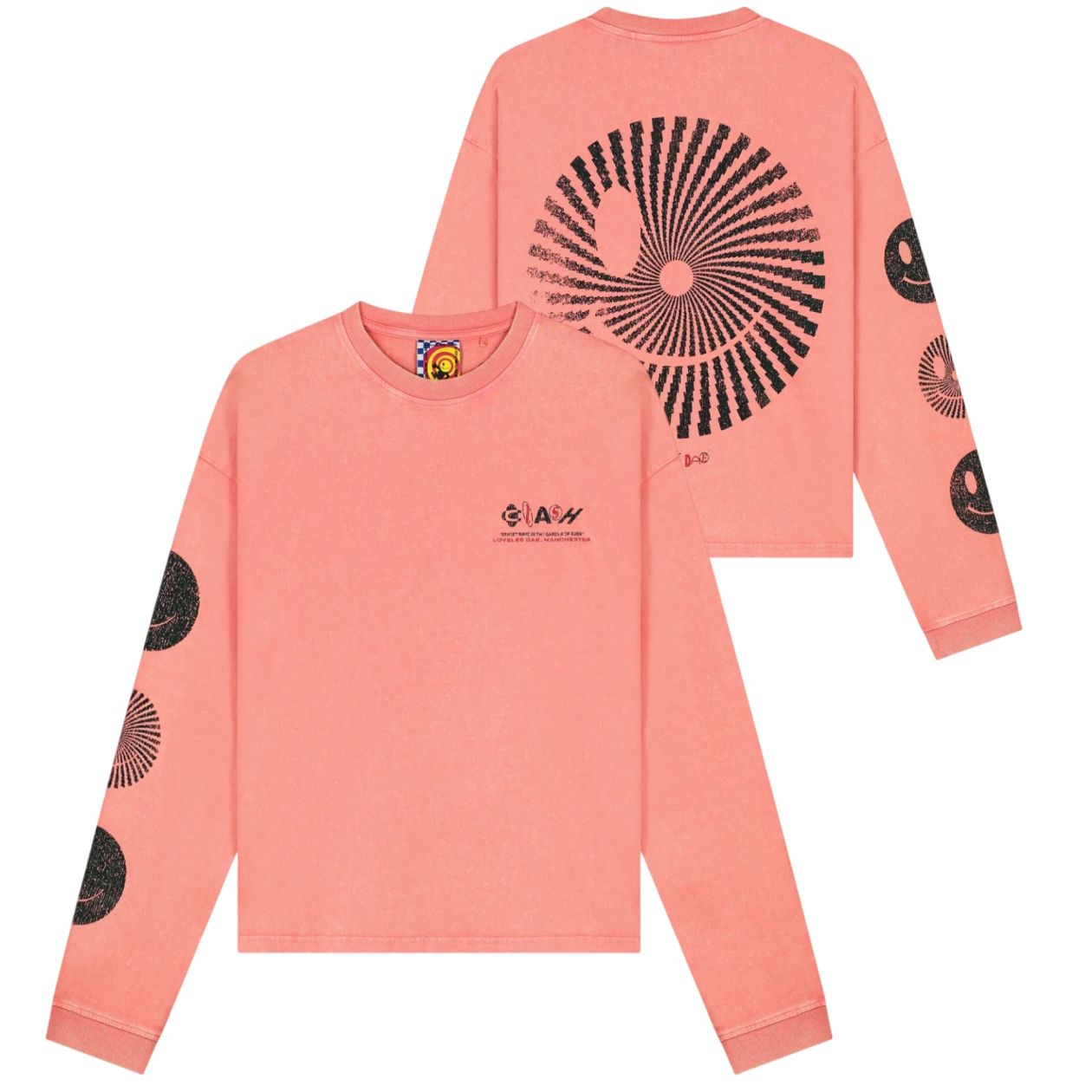 Lovelee Dae Frankie Clash Longsleeve T-shirt Coral
