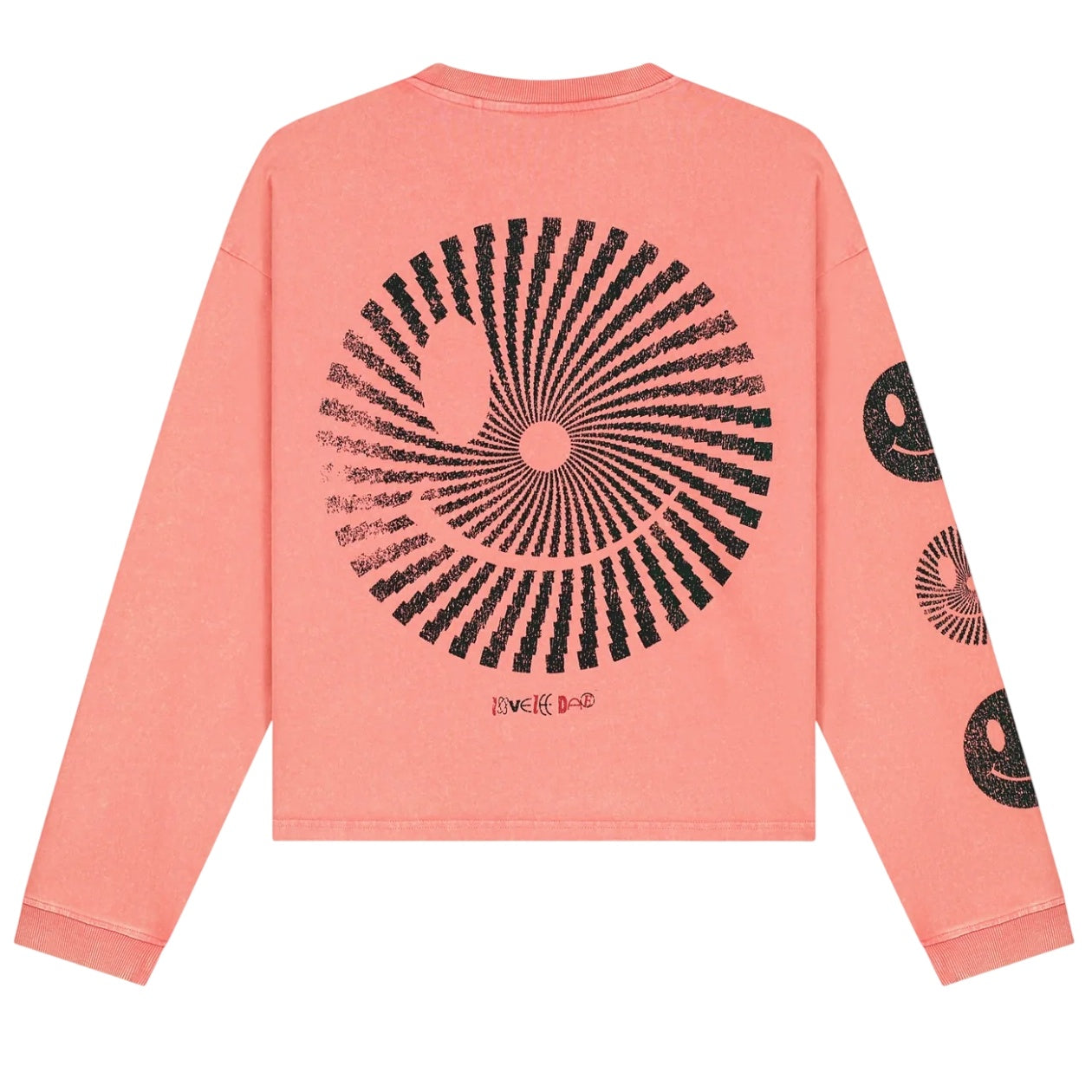 Lovelee Dae Frankie Clash Longsleeve T-shirt Coral