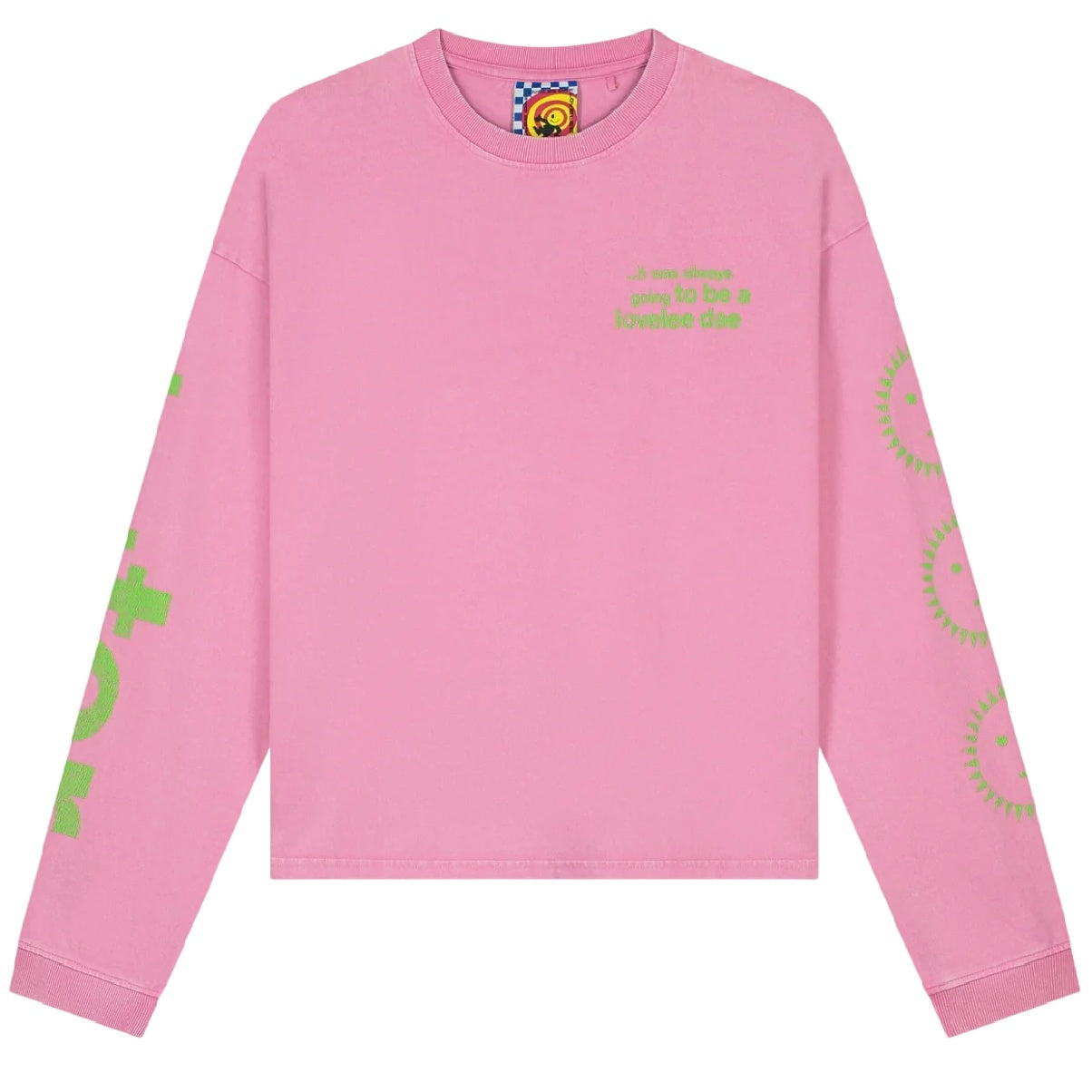 Lovelee Dae Frankie Hotter Longsleeve T-shirt Roze