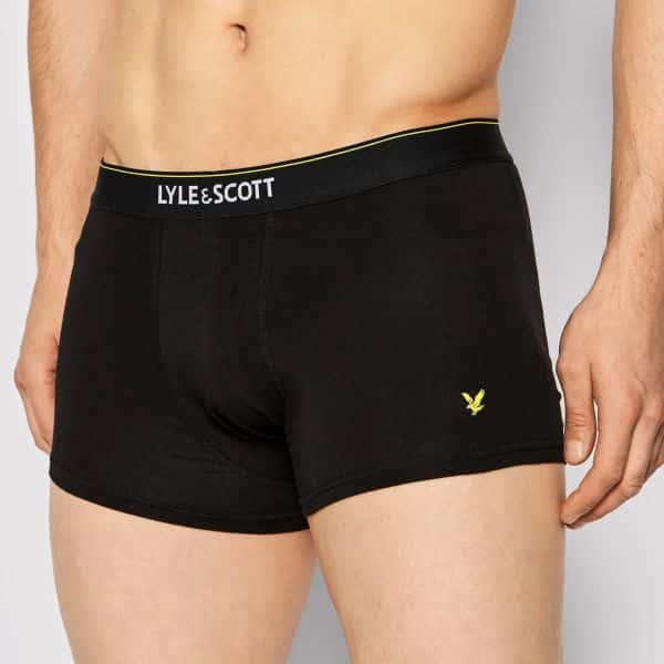 lyle scott 3-pack boxer 3zwart