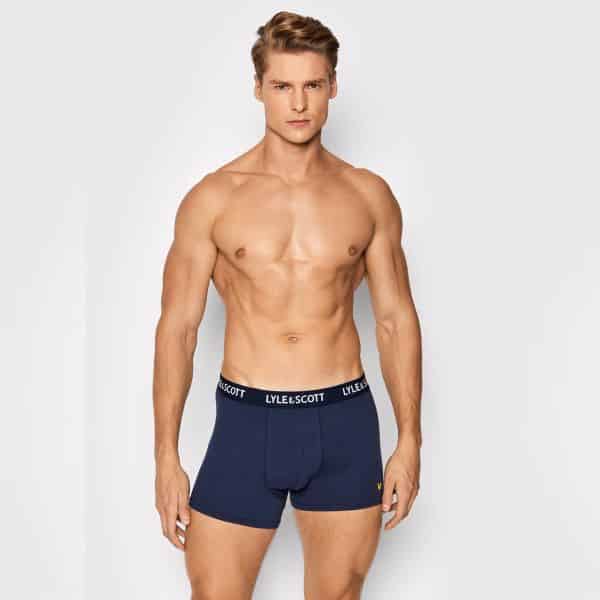 lyle scott 3-pack boxer navy