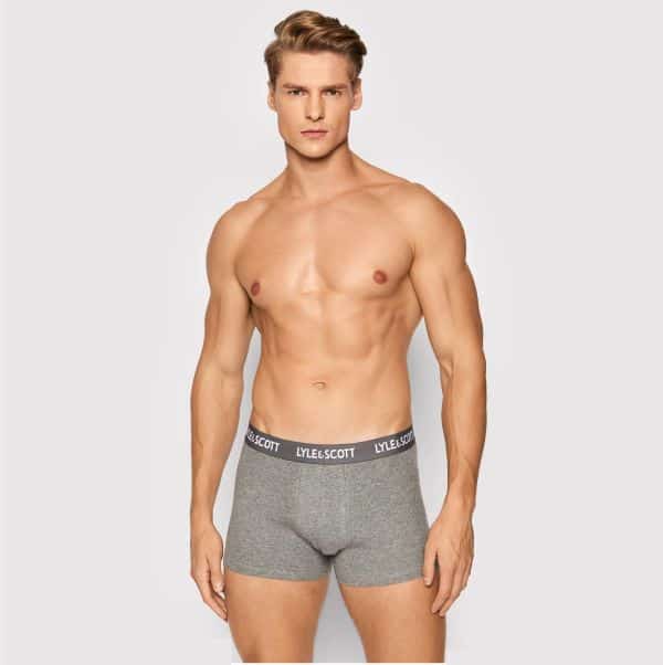 lyle scott 3-pack boxer GRIJS