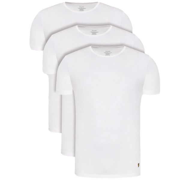 lyle scott 3-pack t-shirt wit
