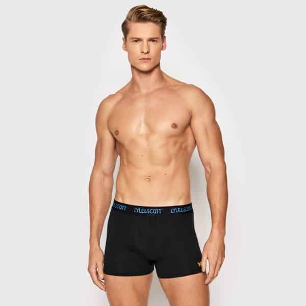 lyle scott 3pack boxer zwart