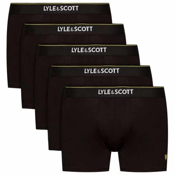 lyle scott 5-pack boxer 3zwart