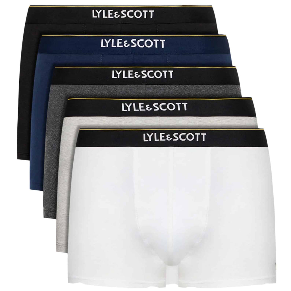 lyle scott 5-pack boxer multi