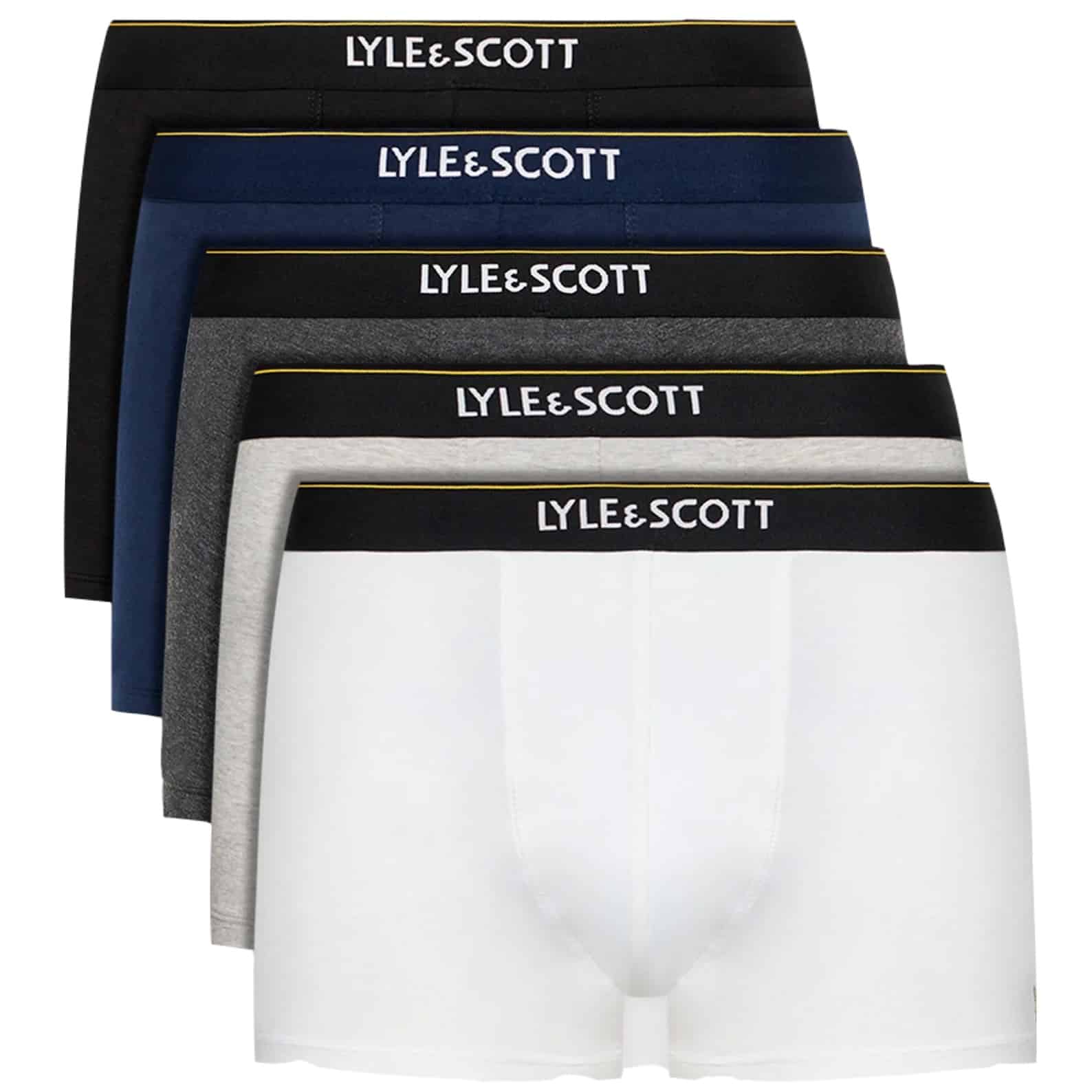 lyle scott 5-pack boxer multi