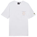 Lyle & Scott Athletic Graphic T-shirt Wit/Oranje