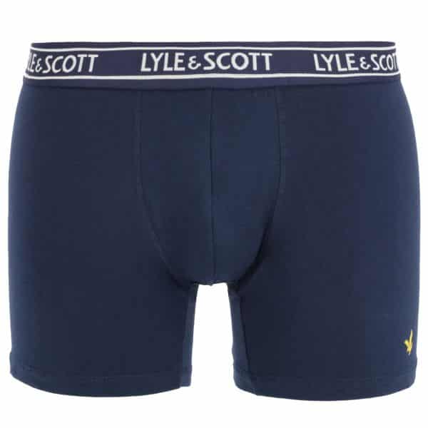 lyle & scott boxer 3-pack grijs navy