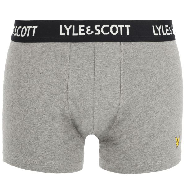 lyle & scott boxer 3-pack grijs