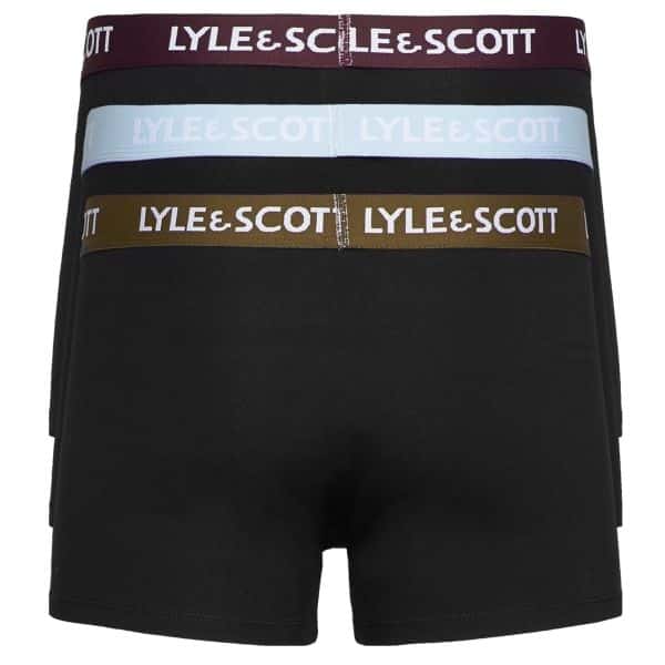 lyle & scott boxer 3-pack zwart mulit2