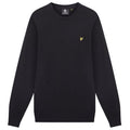 Lyle & Scott Cotton Crewneck Sweater Zwart
