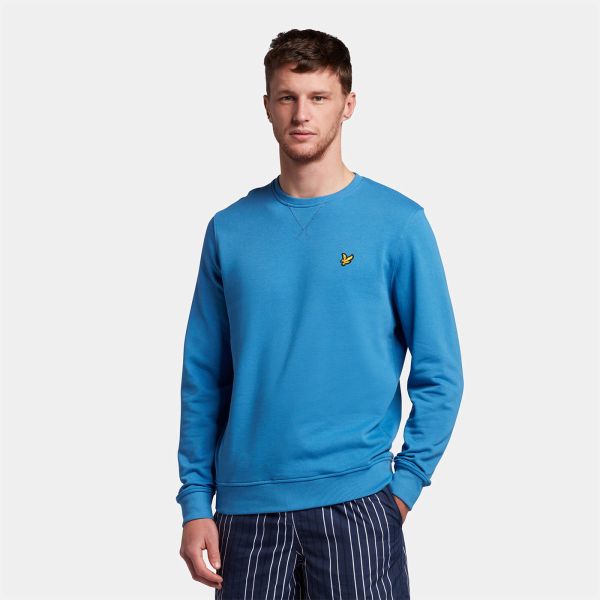 Lyle & Scott Crew Neck Sweater Blauw