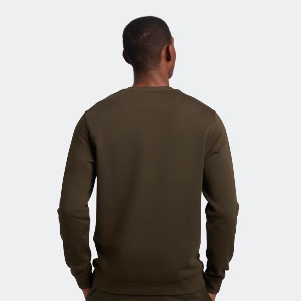 Lyle & Scott Crew Neck Sweater Donker Groen