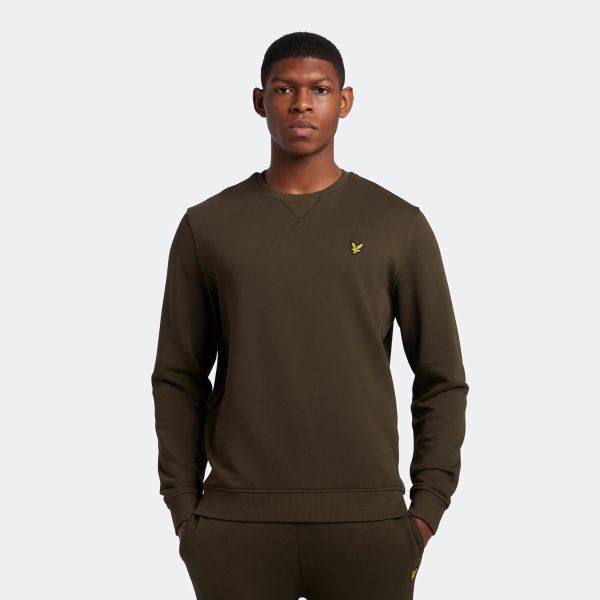 Lyle & Scott Crew Neck Sweater Donker Groen