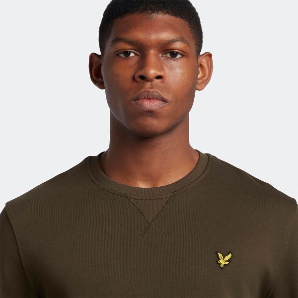 Lyle & Scott Crew Neck Sweater Donker Groen