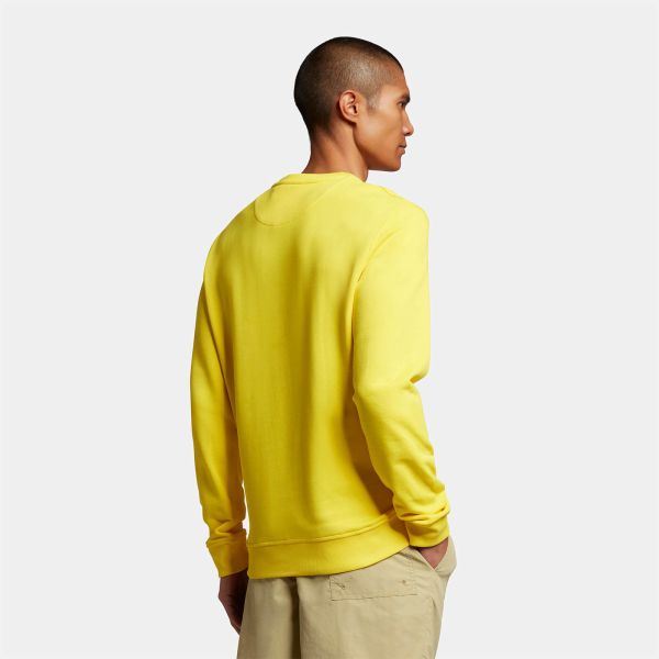 Lyle & Scott Crew Neck Sweater Geel