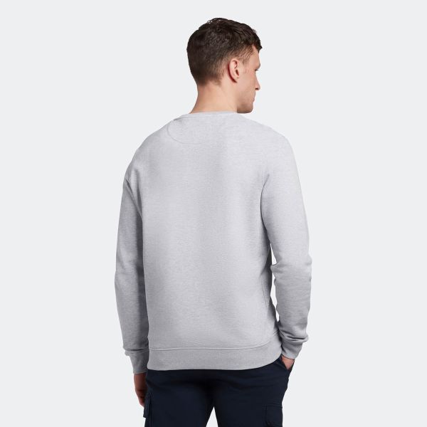 Lyle & Scott Crewneck Sweater Licht Grijs