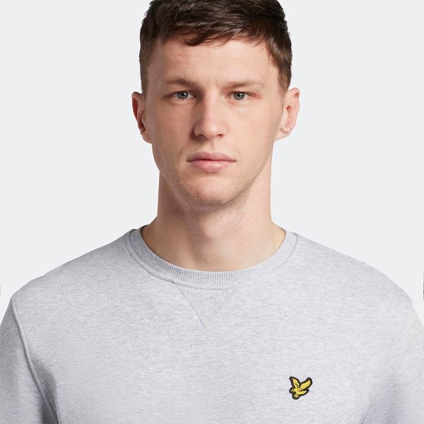 Lyle & Scott Crewneck Sweater Licht Grijs