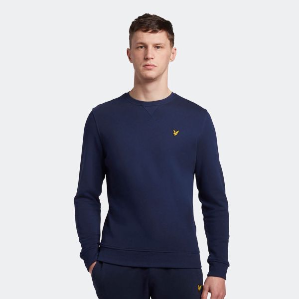 Lyle & Scott Crew Neck Sweater Navy