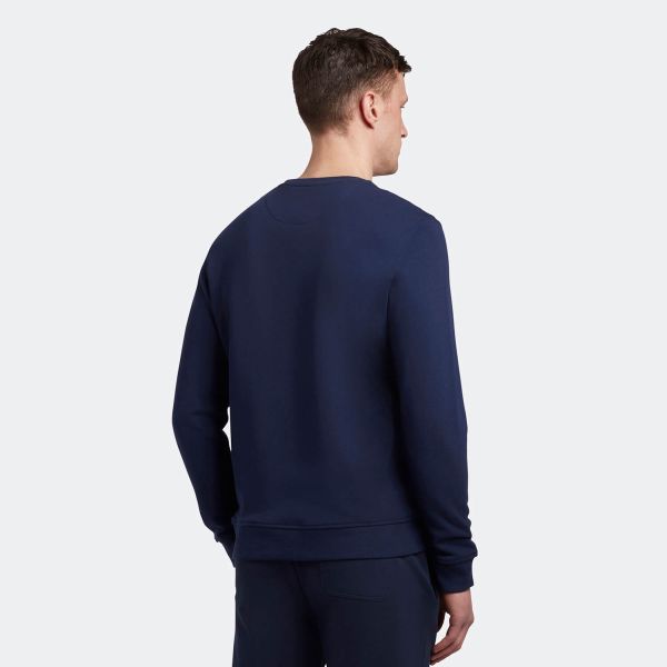 Lyle & Scott Crew Neck Sweater Navy