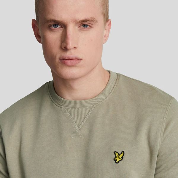 Lyle & Scott Crewneck Sweater Licht Groen