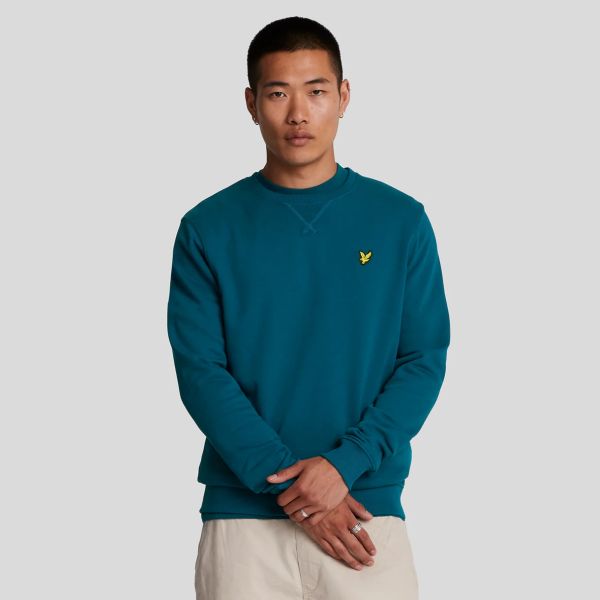 Lyle & Scott Crewneck Sweater Donker Blauw