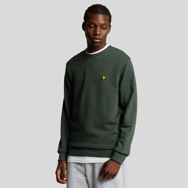 Lyle & Scott Crewneck Sweater Donker Groen