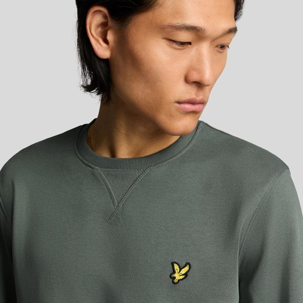 Lyle & Scott Crewneck Sweater Donker Groen