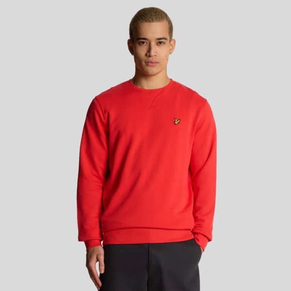 Lyle & Scott Crewneck Sweater Rood