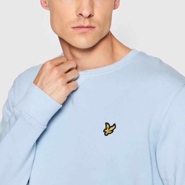 Lyle & Scott Crewneck Sweater Licht Blauw