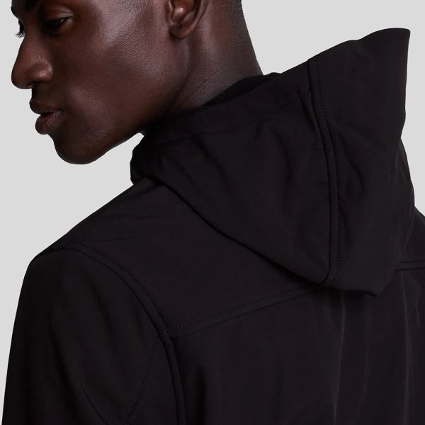 Lyle & Scott Fleece Back Softshell Jack Zwart