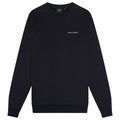 Lyle & Scott Loopback Embroidered Sweater Navy
