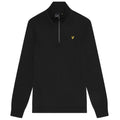 Lyle & Scott Loopback Quarter Zip Sweater Zwart