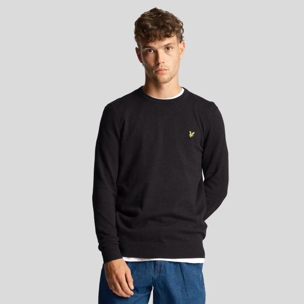 Lyle & Scott Merino Sweater Antraciet