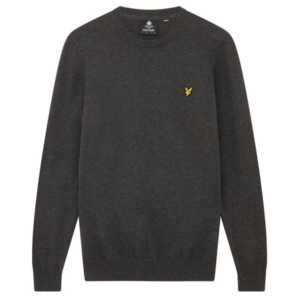Lyle & Scott Merino Sweater Antraciet