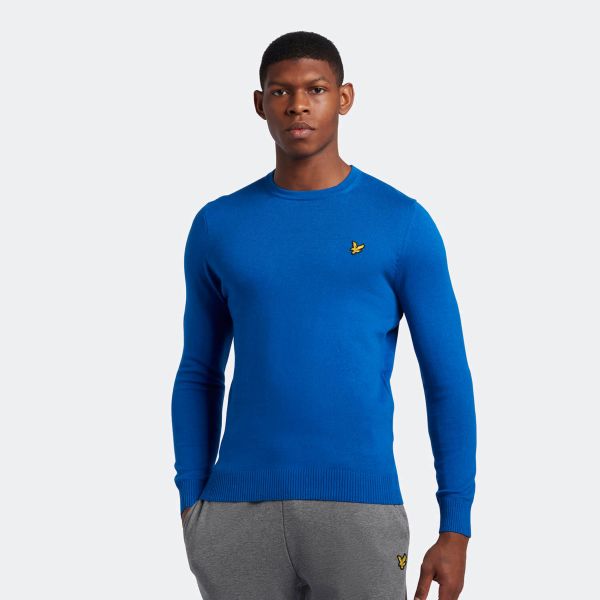 Lyle & Scott Merino Sweater Blauw