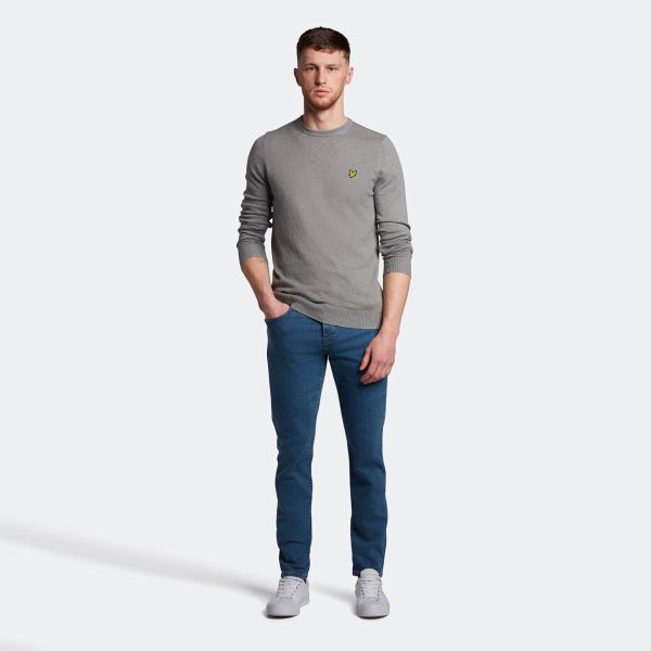 Lyle & Scott Merino Sweater Grijs