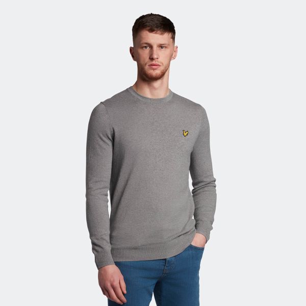 Lyle & Scott Merino Sweater Grijs