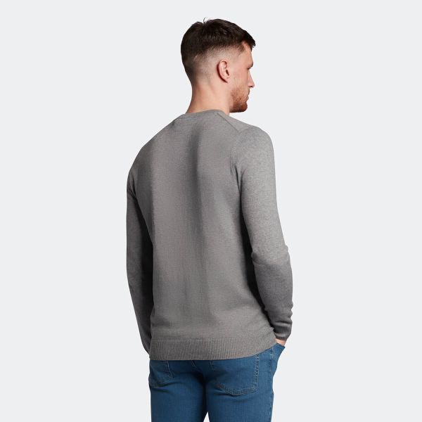 Lyle & Scott Merino Sweater Grijs