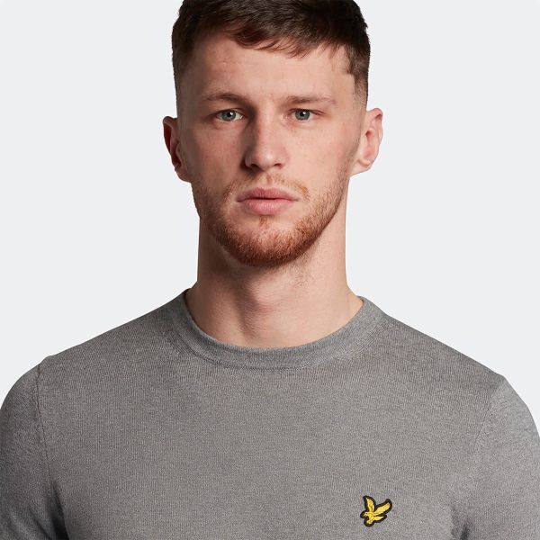 Lyle & Scott Merino Sweater Grijs