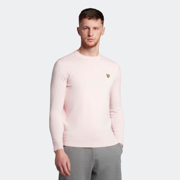 Lyle & Scott Merino Sweater Roze