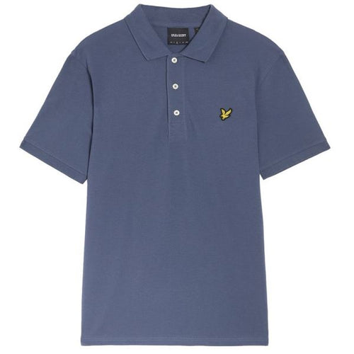 Lyle & Scott Plain Polo Donker Blauw
