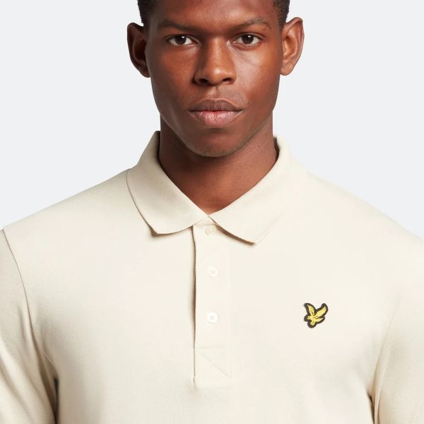 Lyle & Scott Plain Polo Beige
