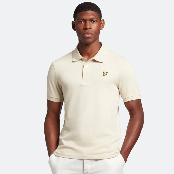 Lyle & Scott Plain Polo Beige