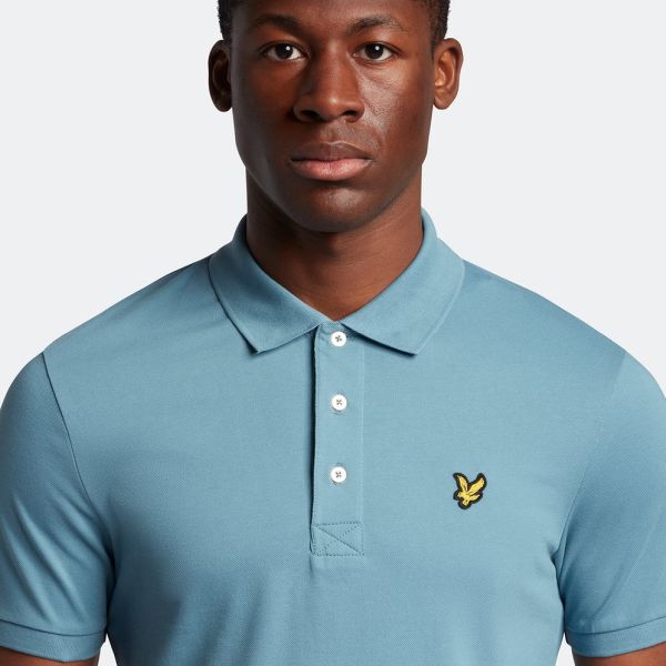 Lyle & Scott Plain Polo Blauw