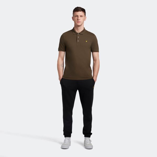 Lyle & Scott Plain Polo Donker Groen
