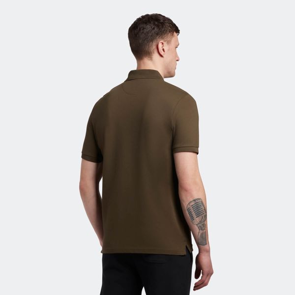 Lyle & Scott Plain Polo Donker Groen