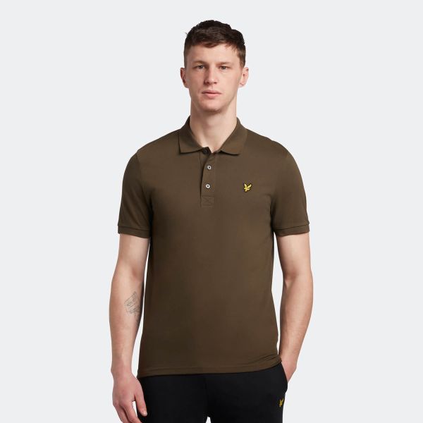 Lyle & Scott Plain Polo Donker Groen