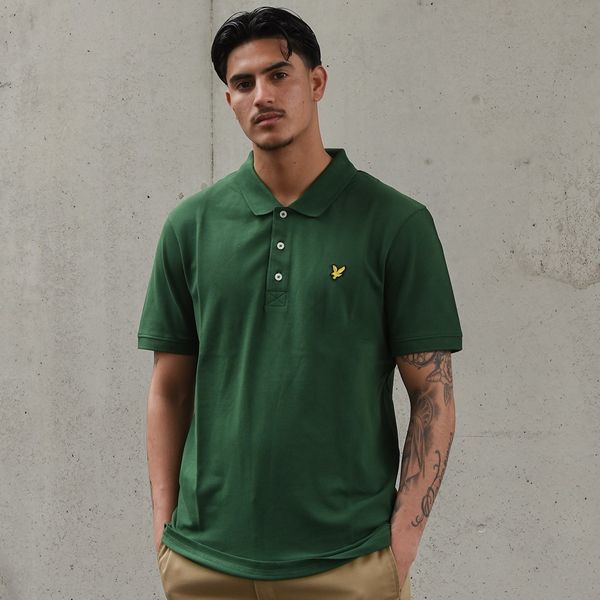 Lyle & Scott Plain Polo Donker Groen
